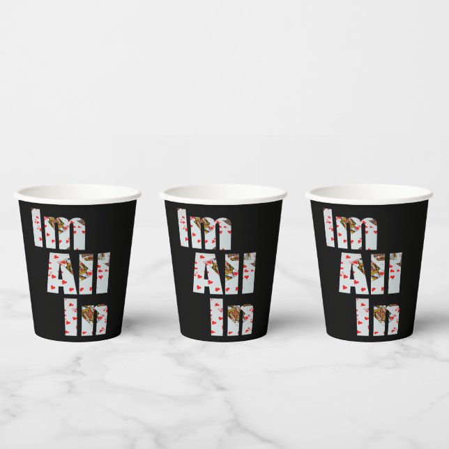 Vasos De Papel Comprometido: Todo En El Póquer, (Multi)