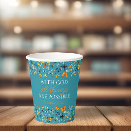 Vasos De Papel Con Dios, Todas Las Cosas Son Posibles Graduacione