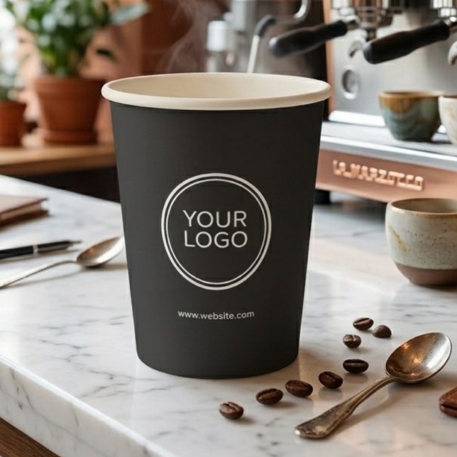 Vasos de papel con logotipo personalizado | Empres (Subido por el creador)