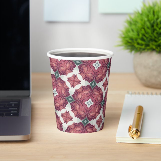 Vasos De Papel Con patrón  (in situ)