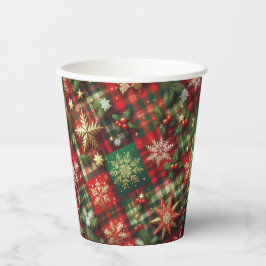 Vasos De Papel con tema de Navidad
