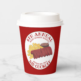 Vasos De Papel Concurso anual de parrilladas de barbacoa de la Co