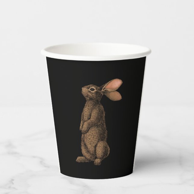 Vasos De Papel Conejo (Anverso)