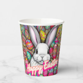 Vasos De Papel Conejo de Pascua