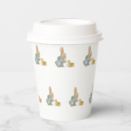 Vasos De Papel conejo lindo con pato