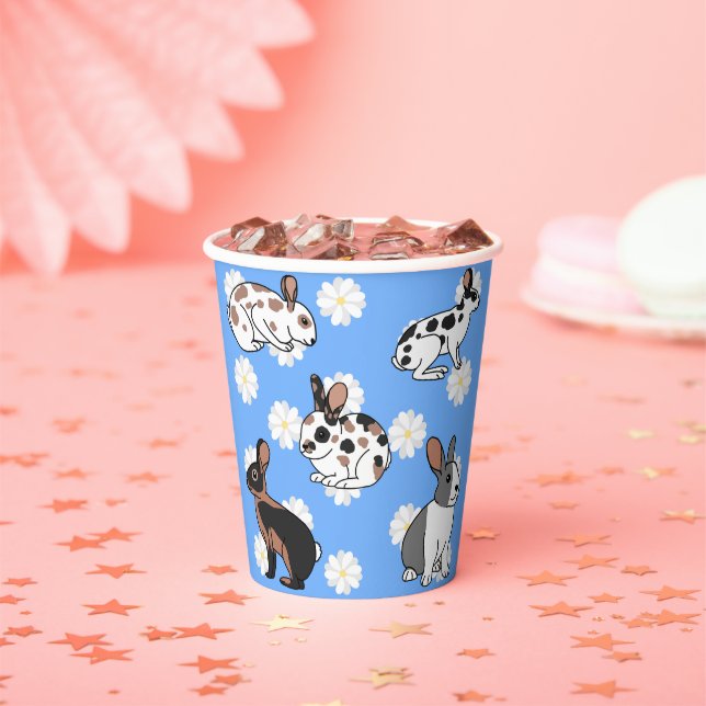 Vasos De Papel Conejos (in situ)