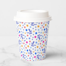 Vasos De Papel Confeti colorido