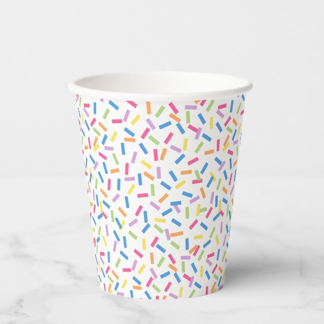 Vasos De Papel Confetti Dazzle (Sprinkles) (Anverso)