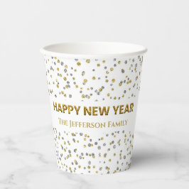 Vasos De Papel Confetti de Año Nuevo Feliz