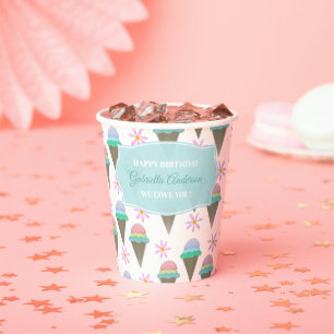 Vasos De Papel Cono de helado