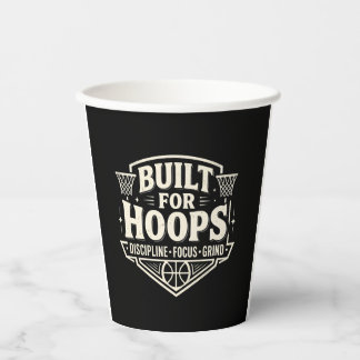 Vasos De Papel Construido para Motivación de Baloncesto Hoops