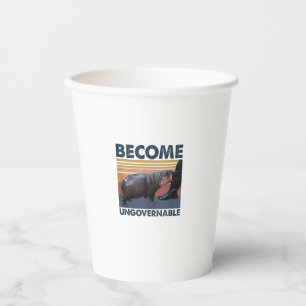 Vasos De Papel Conviértete en algo ingobernable: Moo Deng Cute Ba