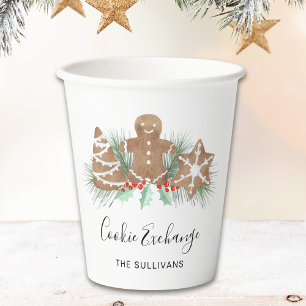 Vasos De Papel Cookie Exchange