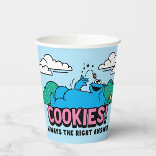 Vasos De Papel Cookie Monster   Cookies Siempre la respuesta corr
