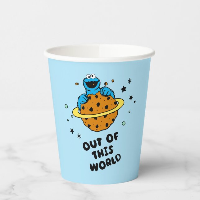 Vasos De Papel Cookie Monster | Fuera de este mundo (Izquierda)