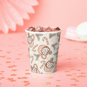 Vasos De Papel Cookies y fiesta de cumpleaños del cacao