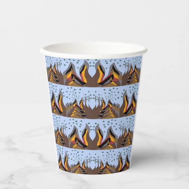 Vasos De Papel Cool Mountains (Anverso)