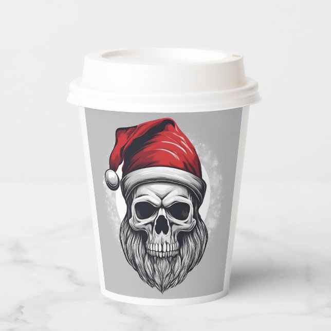 Vasos De Papel Cool Santa (Anverso)