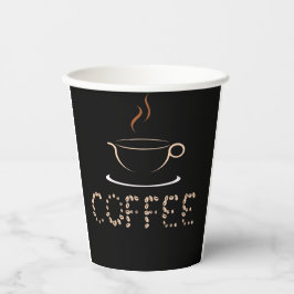 Vasos De Papel Copa De Coffee Al Vapor