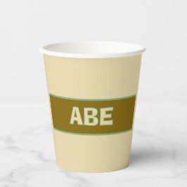 Vasos De Papel Copa de cumpleaños Safari upsherin