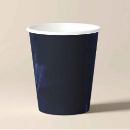 Vasos De Papel Copa de fiesta azul marino elegante