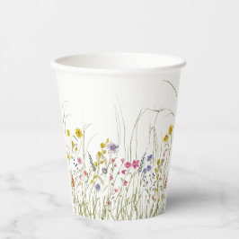 Vasos De Papel Copa de Flor de Agua