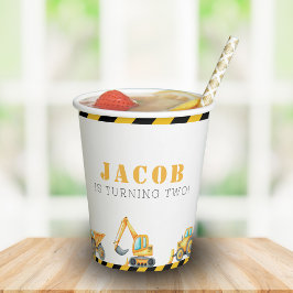 Vasos De Papel Copa de papel acuarela de la fiesta de cumpleaños