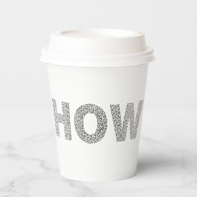 Vasos De Papel Copa de Papel Café (Anverso)