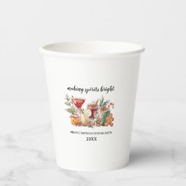 Vasos De Papel Copa de Papel Cóctel para navidades