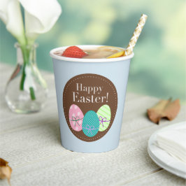 Vasos De Papel Copa De Papel Con Huevos De Pascua