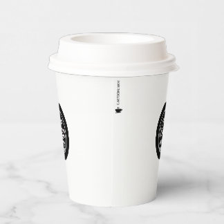 Vasos De Papel Copa de papel con logotipo personalizado con "Cuid
