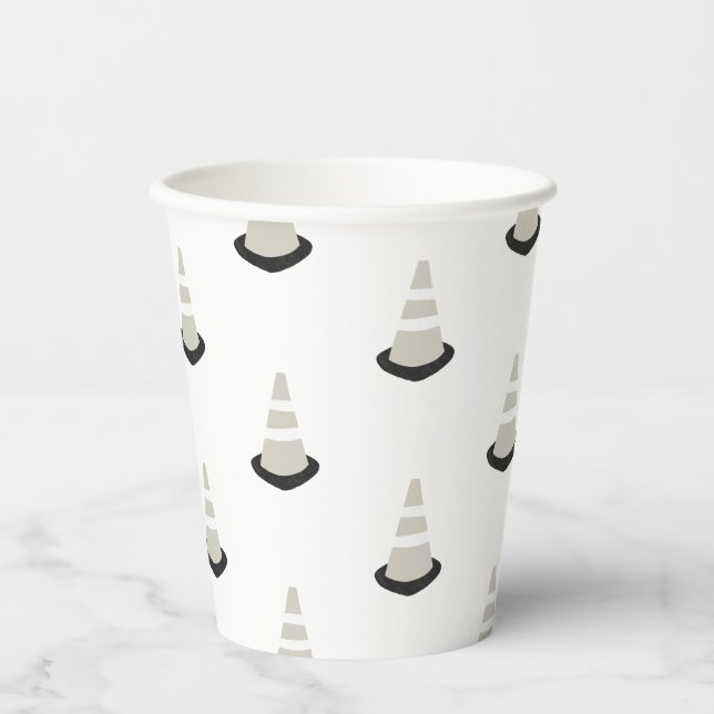 Vasos De Papel Copa de Papel Cono Marrón de la Fiesta de Cumpleañ (Anverso)