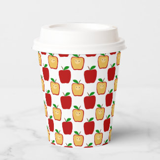 Vasos De Papel Copa de Papel de Apple Polkadots