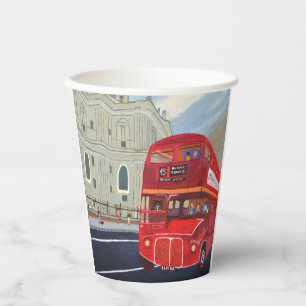 Vasos De Papel Copa de papel de autobús de Londres