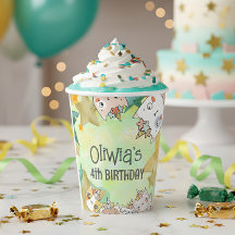 Copa de Papel de Caticorn Mágico