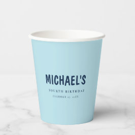 Vasos De Papel Copa de Papel de Cumpleaños Inspirada en el Tenis 