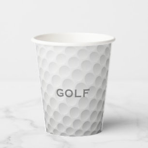 Vasos De Papel Copa de papel de diseño de bolas de golf