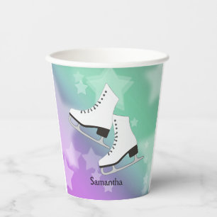 Vasos De Papel Copa de Papel de Diseño de Patines de Hielo