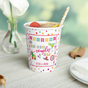 Vasos De Papel Copa de papel de ducha Nacho Promedio Parejas - WH