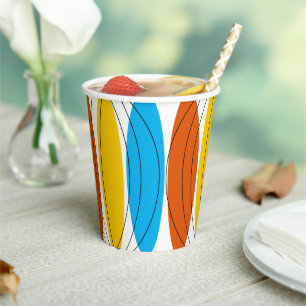Vasos De Papel Copa de papel de Globe Lines
