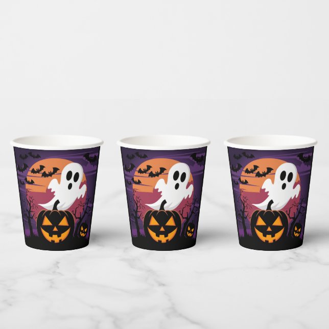 Vasos De Papel Copa de Papel de Halloween (Multi)