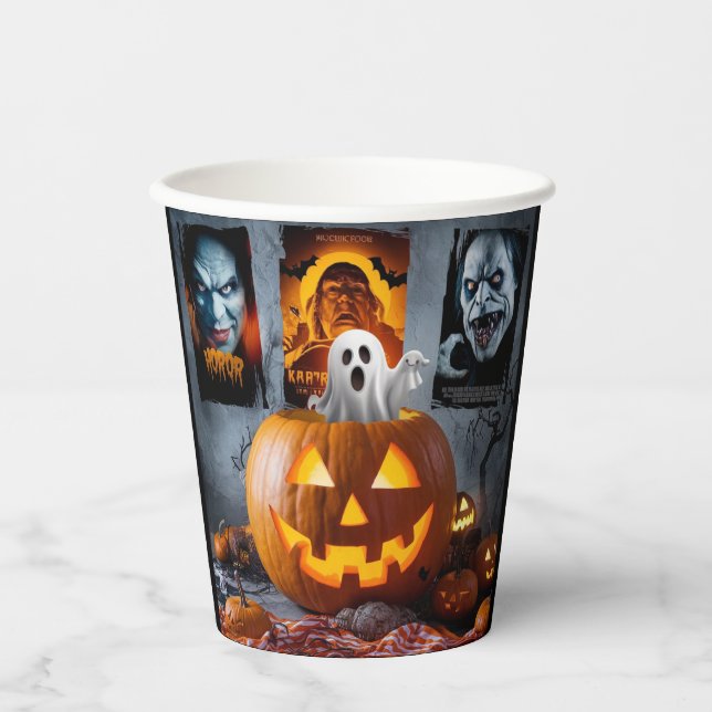 Vasos De Papel Copa de Papel de Halloween (Anverso)