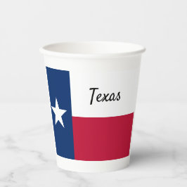 Vasos De Papel Copa de papel de la bandera de Texas