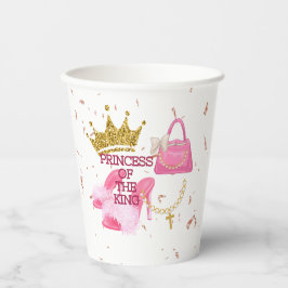 Vasos De Papel Copa de papel de la fiesta de cumpleaños de la pri