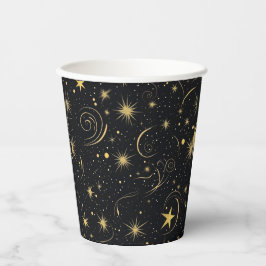 Vasos De Papel Copa de Papel de las Estrellas Doradas