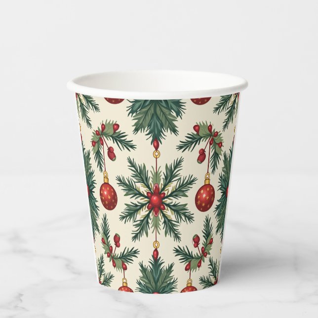 Vasos De Papel Copa de Papel de los navidades (Anverso)