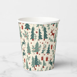 Vasos De Papel Copa de Papel de los navidades