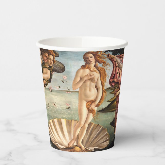 Vasos De Papel Copa De Papel De Nacimiento De Venus (Izquierda)