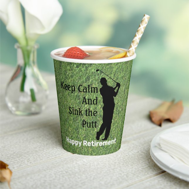 Vasos De Papel Copa de Papel de retiro feliz (in situ)