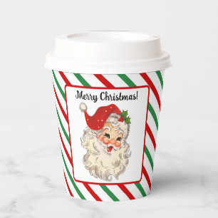 Vasos De Papel Copa de papel de Santa Claus